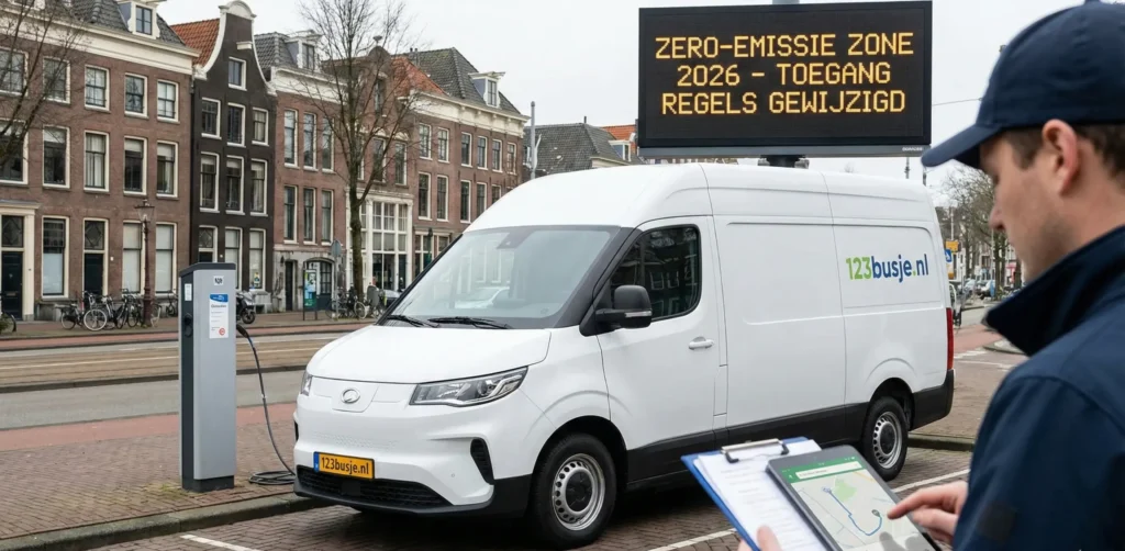Belangrijke veranderingen voor bezorgers met een bestelbus richting 2026